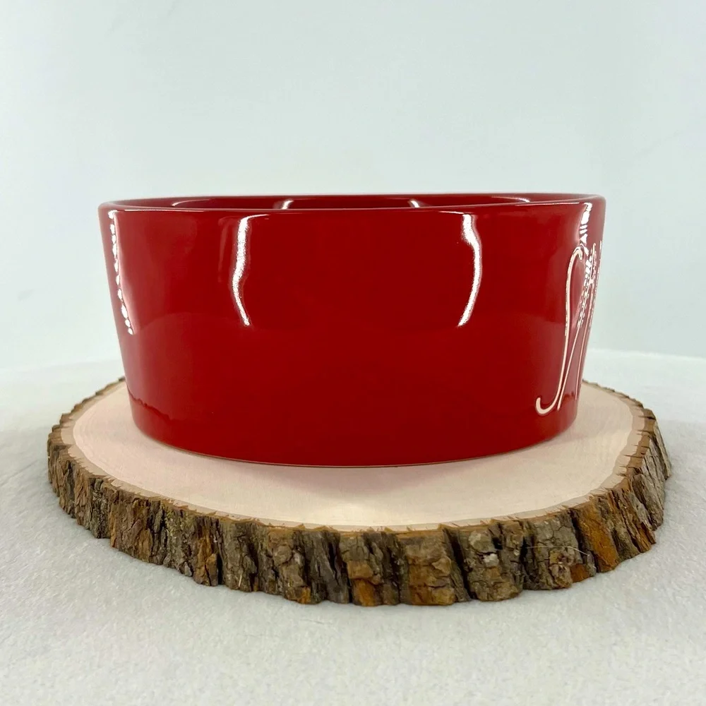 Rae Dunn “Santa Paws” Dog/Pet Dish